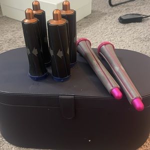 Dyson airwrap box and extra attachments